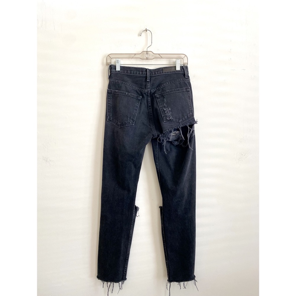 GRLFRND Denim Karolina Jeans in Travelin' Band Ripped Black jeans - Picture 9 of 9